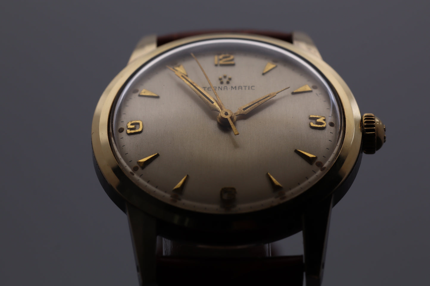 Eterna-Matic Ref. 4141 - Vintage Automatik (Stahl/Gold, 33mm, ca. 1960er Jahre)