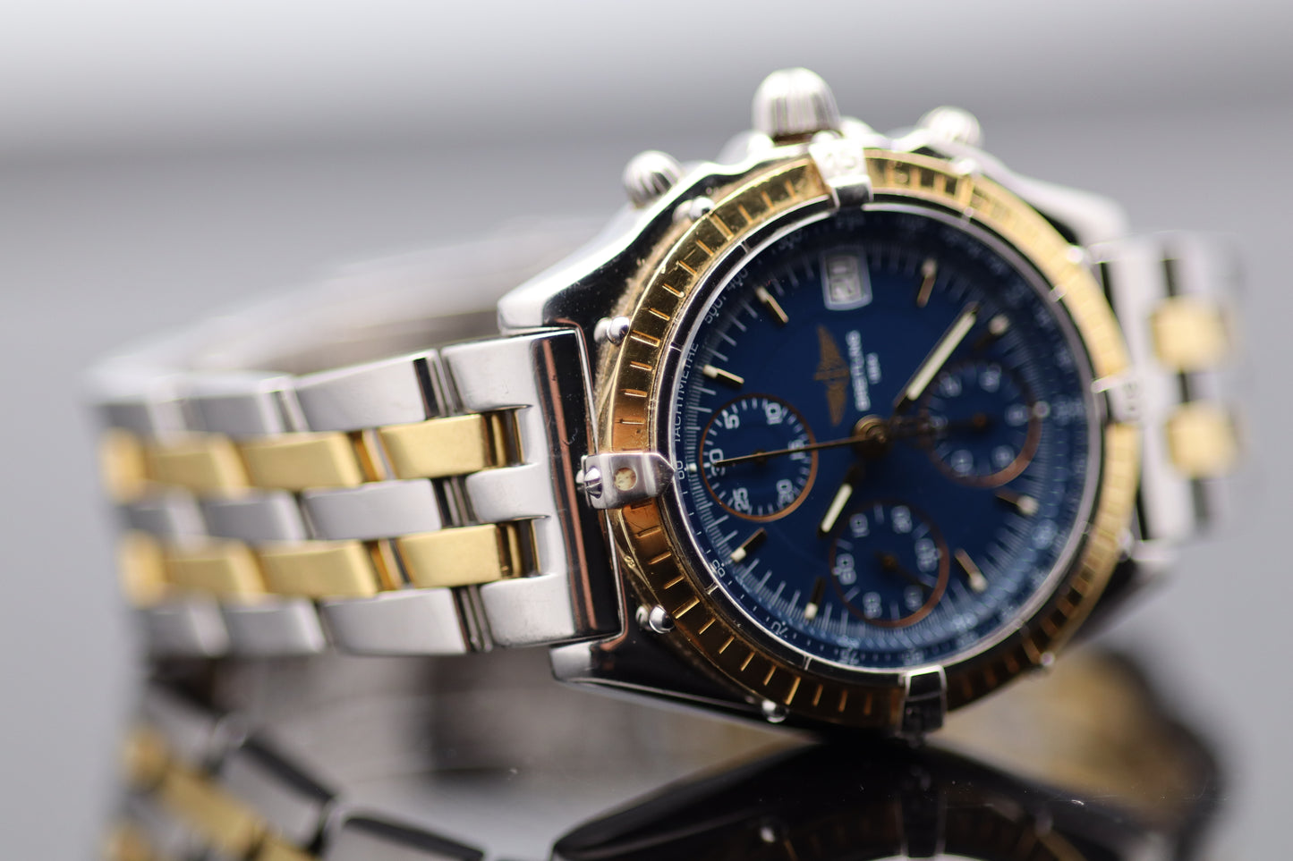 Breitling Windrider Crosswind - Stahl/Gold 18k