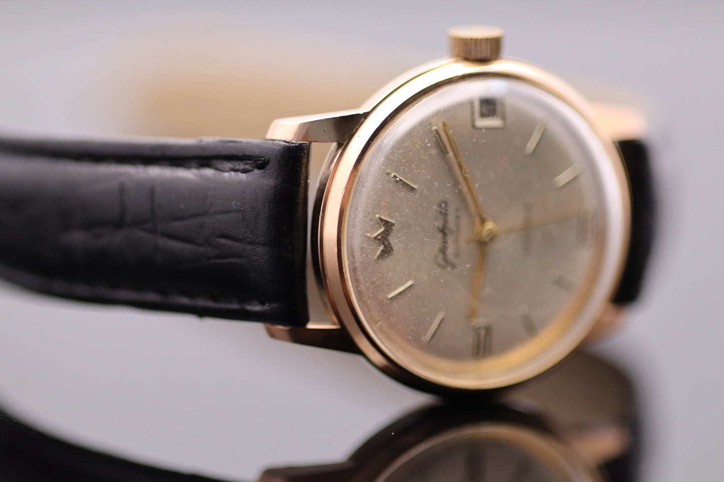 Glashütte Original Automatik Re. 86750 - 1964 - Stahl vergoldet