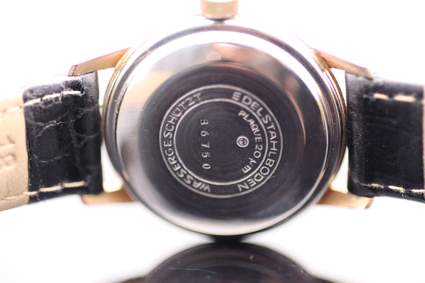 Glashütte Original Automatik Re. 86750 - 1964 - Stahl vergoldet