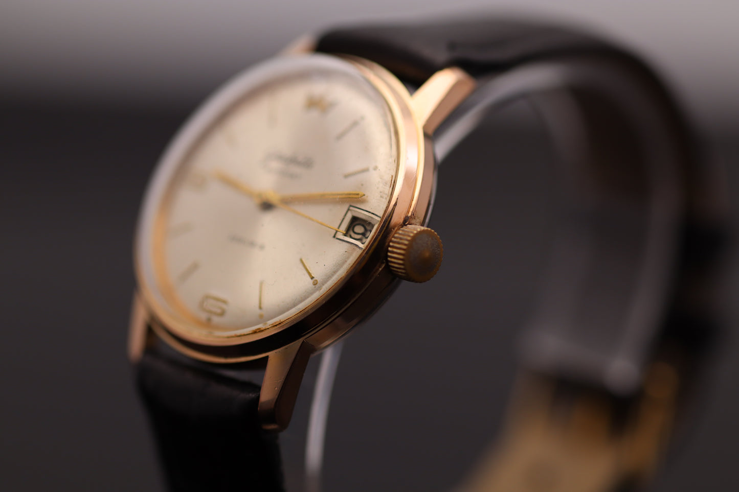 Glashütte Original Automatik Re. 86750 - 1964 - Stahl vergoldet