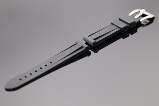 Uhrenarmband - Kautschuk - Schwarz