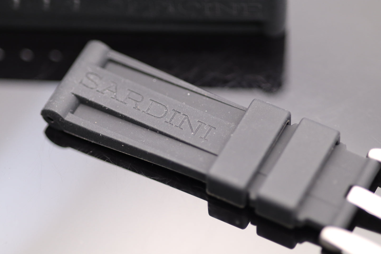 Uhrenarmband - Kautschuk - Schwarz