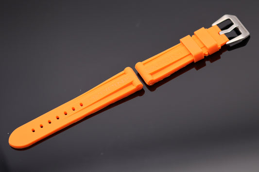 Uhrenarmband - Kautschuk - Orange