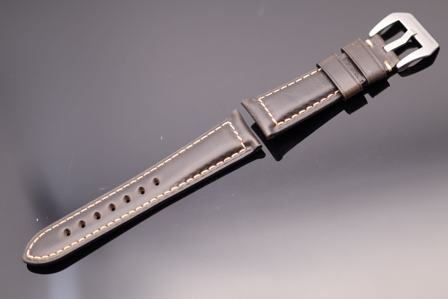 Uhrenarmband - Echtleder - Braun