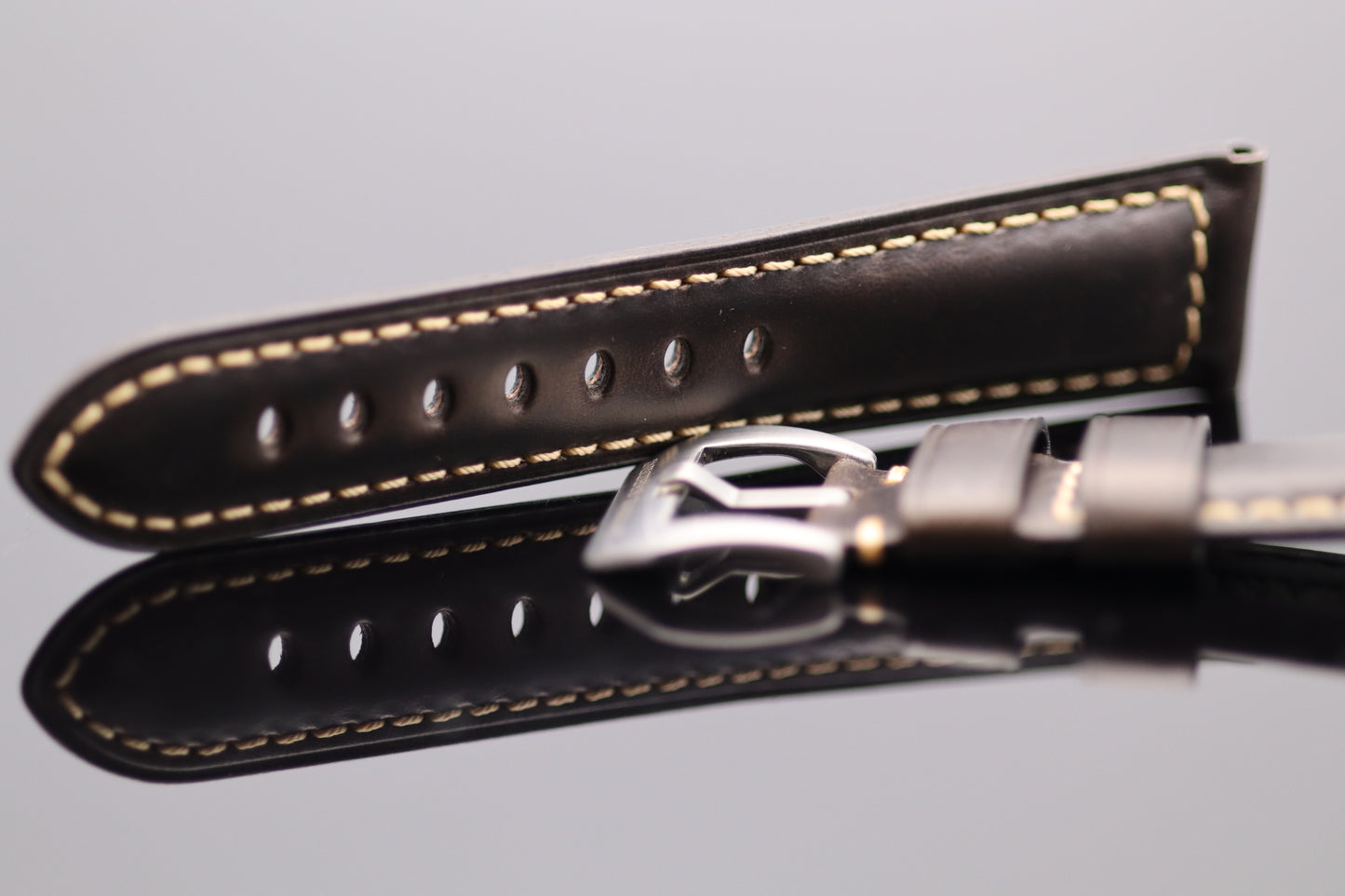 Uhrenarmband - Echtleder - Braun