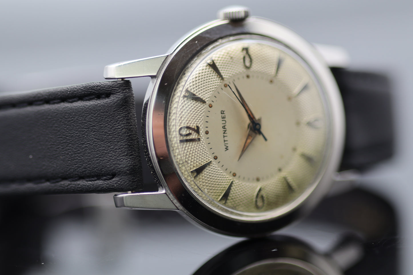 Wittnauer Vintage Herrenarmbanduhr – Handaufzug – Original Box & Papiere