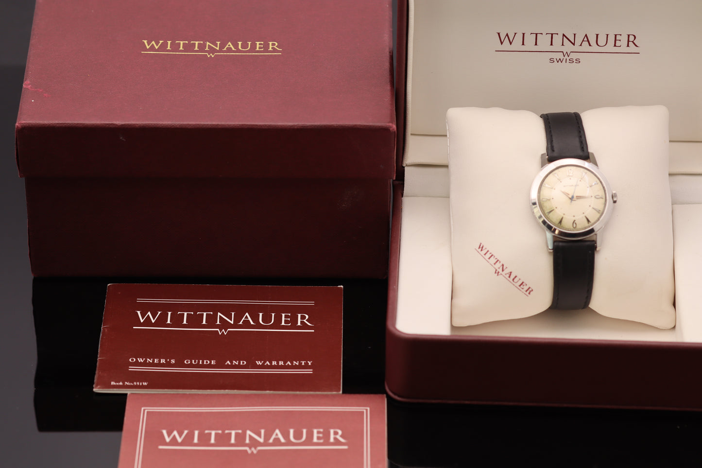 Wittnauer Vintage Herrenarmbanduhr – Handaufzug – Original Box & Papiere