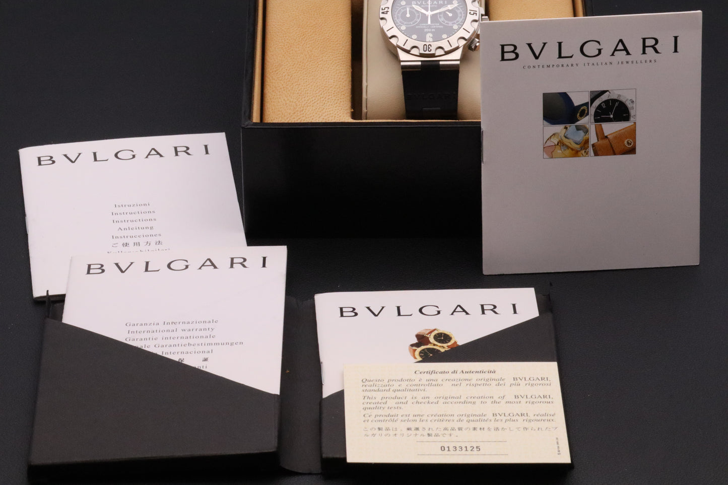 BVLGARI - Diagono Scuba SCB38S (Full Set)